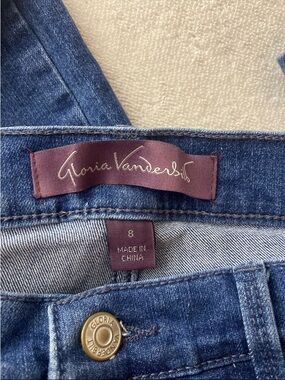 Gloria Vanderbilt Dark Blue High-Rise Jeans